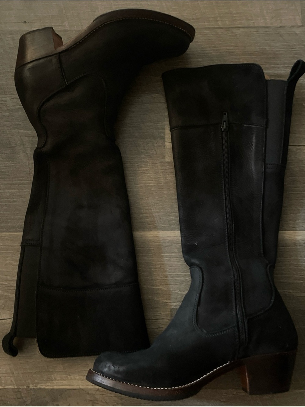 Adelante Condesa Made‎ To Order Women Black Riding Boot 7.5D